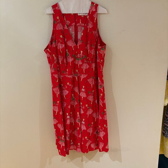 Cherry Velvet - Holiday Hostess - Christmas "Norma" Dress - 1X - Picture 7 of 7